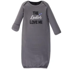 Hudson Baby Infant Boy Cotton Long-Sleeve Gowns 4pk, Handsome Fella, 0-6 Months -Hudson Baby Store GUEST 993522d9 8ea5 4c25 b4f1 16d3196381f2