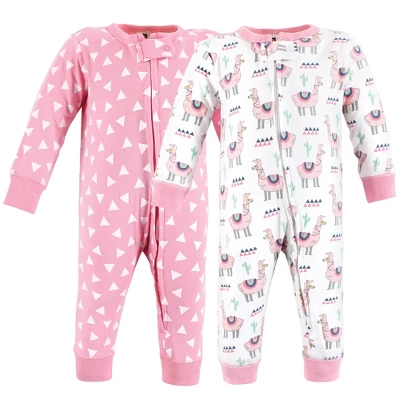 Hudson Baby Infant Girl Cotton Sleep And Play, Llama 4 Hudson Baby Infant Girl Cotton Sleep And Play, Llama - Image 4
