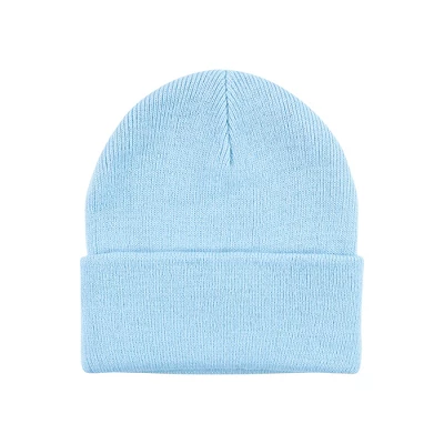 Hudson Baby Family Knit Cuffed Beanie 3pk, Light Blue 2 Hudson Baby Family Knit Cuffed Beanie 3pk, Light Blue - Image 2