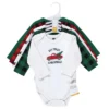 Hudson Baby Unisex Baby Cotton Long-Sleeve Bodysuits, Christmas Tree