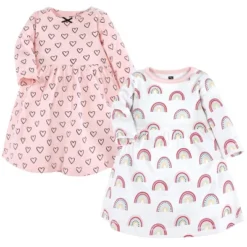 Hudson Baby Girl Cotton Dresses, Modern Rainbow -Hudson Baby Store GUEST a7be99f3 25fc 408d 9dd9 a5526550d897