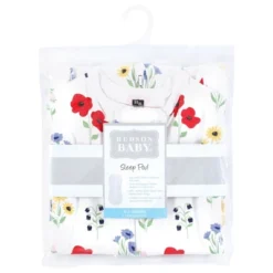 Hudson Baby Infant Girl Sleep Pod, Wildflower, 0-2 Months