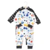 Hudson Baby Infant Boy Plush Jumpsuits, Space Adventure