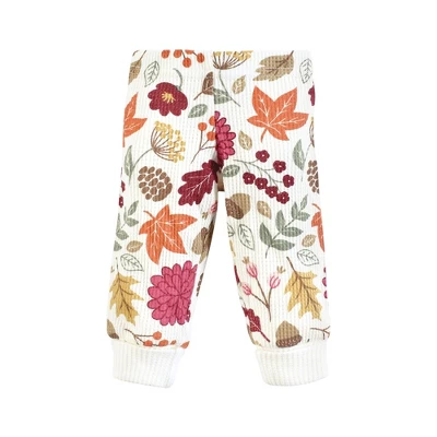 Hudson Baby Girls Thermal Preemie Layette Set 4pc Short Sleeve Outfit, Acorn Botanical, Preemie 4 Hudson Baby Girls Thermal Preemie Layette Set 4pc Short Sleeve Outfit, Acorn Botanical, Preemie - Image 4