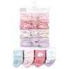 Hudson Baby Infant Girls Headband And Socks Set, Unicorn, 0-9 Months