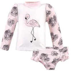Hudson Baby Infant And Toddler Girl Swim Rashguard Set, Floral Flamingo 7 Hudson Baby Infant And Toddler Girl Swim Rashguard Set, Floral Flamingo -Hudson Baby Store GUEST adb2f71a 5e90 4b86 b141 b044448dfe49