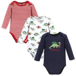 Hudson Baby Unisex Baby Cotton Long-Sleeve Bodysuits, Christmasaurus -Hudson Baby Store GUEST ae61b62b 4646 4f86 b7cc 4feb36e03d13