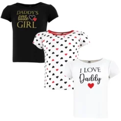 Hudson Baby Infant Girl Short Sleeve T-Shirts, Girl Daddy Red Black 9 Hudson Baby Infant Girl Short Sleeve T-Shirts, Girl Daddy Red Black -Hudson Baby Store GUEST b083efd4 2ed4 44fb aecd 1256bbac7e04