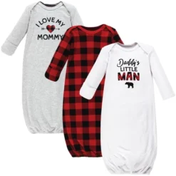 Hudson Baby Infant Boy Cotton Gowns, Buffalo Plaid Family 11 Hudson Baby Infant Boy Cotton Gowns, Buffalo Plaid Family -Hudson Baby Store GUEST b26c7bc9 b132 4041 9dd6 cfa2b11c37f4