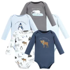 Hudson Baby Unisex Baby Cotton Long-Sleeve Bodysuits, Arctic Animals -Hudson Baby Store GUEST b331960a 62ab 41ce 846b 65b4abde2e42