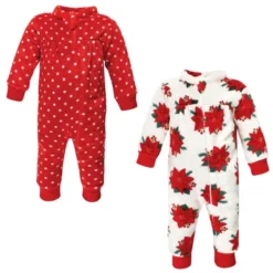 Hudson Baby Infant Girls Plush Jumpsuits, Poinsettia -Hudson Baby Store GUEST b677363f fc04 459f 92a9 1fefaf7d17aa