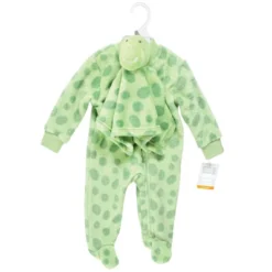 Hudson Baby Infant Boy Flannel Plush Sleep And Play And Security Toy, Trex