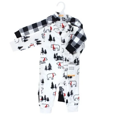 Hudson Baby Unisex Plush Jumpsuits, Winter Bear 1 Hudson Baby Unisex Plush Jumpsuits, Winter Bear