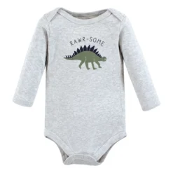 Hudson Baby Unisex Baby Cotton Long-Sleeve Bodysuits, Blue Green Dino -Hudson Baby Store GUEST baeebe5d d4bb 4c44 b9d9 c5141edc5564