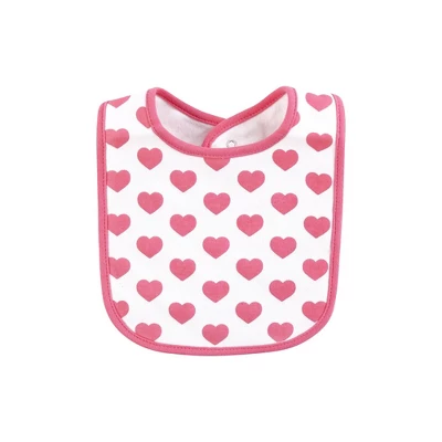 Hudson Baby Infant Girl Cotton Bib And Sock Set, Love Family, One Size 4 Hudson Baby Infant Girl Cotton Bib And Sock Set, Love Family, One Size - Image 4