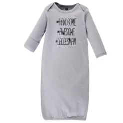 Hudson Baby Infant Boy Cotton Long-Sleeve Gowns 4pk, Mustache, 0-6 Months -Hudson Baby Store GUEST bb2298c0 255f 4ac8 a5a2 ec11ab016e7d