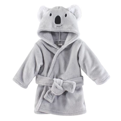 Hudson Baby Infant Plush Animal Face Bathrobe, Koala, 0-9 Months 1 Hudson Baby Infant Plush Animal Face Bathrobe, Koala, 0-9 Months