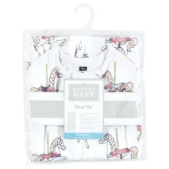 Hudson Baby Infant Girl Sleep Pod, Carousel Horse, 0-2 Months