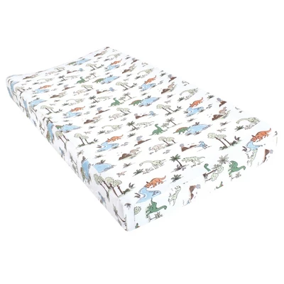 Hudson Baby Infant Boy Changing Pad Cover, Dinosaur Adventures, One Size 2 Hudson Baby Infant Boy Changing Pad Cover, Dinosaur Adventures, One Size - Image 2