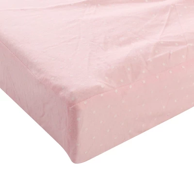 Hudson Baby Infant Girl Cotton Changing Pad Cover, Pink Safari, One Size 1 Hudson Baby Infant Girl Cotton Changing Pad Cover, Pink Safari, One Size