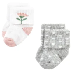 Hudson Baby Infant Girls Cotton Rich Newborn And Terry Socks, Wildflower -Hudson Baby Store GUEST c351f34d 6140 45de a0e3 73a7c6509175