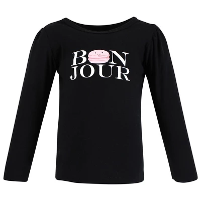 Hudson Baby Infant And Toddler Girl Long Sleeve T-Shirts, Bakery Tea Party 3 Hudson Baby Infant And Toddler Girl Long Sleeve T-Shirts, Bakery Tea Party - Image 3