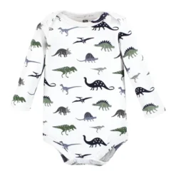 Hudson Baby Unisex Baby Cotton Long-Sleeve Bodysuits, Blue Green Dino -Hudson Baby Store GUEST c6985329 7178 40fa abff 1ce0b29be295