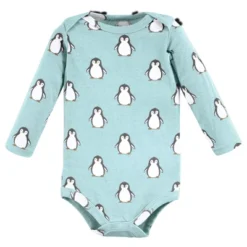 Hudson Baby Unisex Baby Cotton Long-Sleeve Bodysuits, Chill Out Penguin -Hudson Baby Store GUEST c7746229 ffff 44c4 beeb 86422e4ffac4