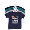 Hudson Baby Infant And Toddler Boy Short Sleeve T-Shirts, Dino Truck Robot