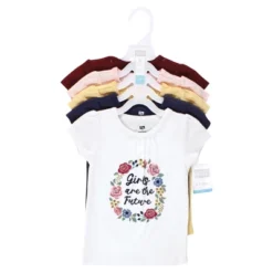 Hudson Baby Girl Short Sleeve T-Shirts, Girls World