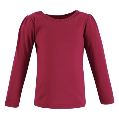 Hudson Baby Infant And Toddler Girl Long Sleeve T-Shirts, Fall Botanical 6 Hudson Baby Infant And Toddler Girl Long Sleeve T-Shirts, Fall Botanical - Image 6