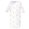Hudson Baby Infant Cotton Long-Sleeve Gowns 3pk, Navy Stars & Moon, 0-6 Months