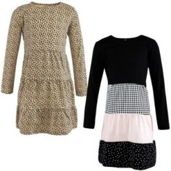 Hudson Baby Girl Cotton Dresses, Houndstooth Lt Pink -Hudson Baby Store GUEST d694632f 6998 4a87 8d93 b394ffba2d1b