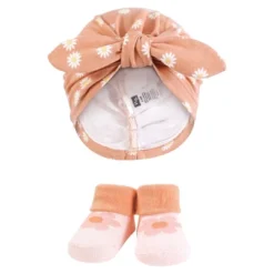 Hudson Baby Infant Girls Turban And Socks Set, Peace Love And Flowers, One Size -Hudson Baby Store GUEST d7079010 98b3 47d9 af91 0e52d46132c3