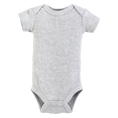 Hudson Baby Girls Thermal Preemie Layette Set 4pc Short Sleeve Outfit, Snowflake, Preemie 3 Hudson Baby Girls Thermal Preemie Layette Set 4pc Short Sleeve Outfit, Snowflake, Preemie - Image 3