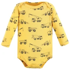 Hudson Baby Infant Boy Cotton Long-Sleeve Bodysuits, Construction 9 Hudson Baby Infant Boy Cotton Long-Sleeve Bodysuits, Construction -Hudson Baby Store GUEST dded1dcb bb65 4434 ba90 9d5038ce791e