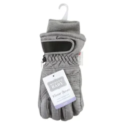 Hudson Baby Unisex Snow Gloves, Heather Gray