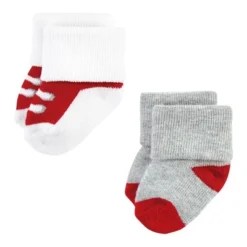 Hudson Baby Infant Boy Cotton Rich Newborn And Terry Socks, Mom Dad Boy Navy Red -Hudson Baby Store GUEST e1a8df35 66af 4833 b97d f5b6d9295e1b