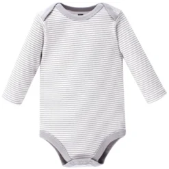 Hudson Baby Infant Boy Cotton Long-Sleeve Bodysuits 5pk, Mr Fox