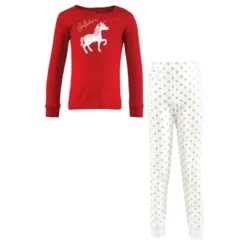 Hudson Baby Infant Girl Cotton Pajama Set, Christmas Unicorn -Hudson Baby Store GUEST e36d299e 79d9 444b ad1e ebbd063ae57b