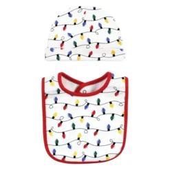 Hudson Baby Unisex Baby Cotton Bib And Headband Or Caps Set, Christmoose, One Size -Hudson Baby Store GUEST e471cb44 1213 475a 88a9 7b2d7190ada3