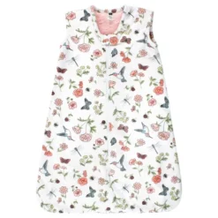 Hudson Baby Infant Girl Plush Faux Fur Sleeping Bag, Wearable Blanket, Hummingbird Garden -Hudson Baby Store GUEST e517027a 9bd5 46cd b03a 37e61b678f48