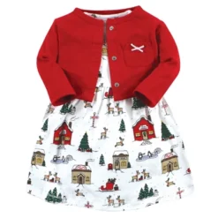 Hudson Baby Infant And Toddler Girl Cotton Dress And Cardigan Set, North Pole 23 Hudson Baby Infant And Toddler Girl Cotton Dress And Cardigan Set, North Pole -Hudson Baby Store GUEST e5ec2aef 6d27 444e 95eb b98f018100c3