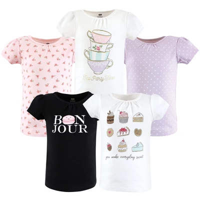 Hudson Baby Infant And Toddler Girl Short Sleeve T-Shirts, Bakery Tea Party 8 Hudson Baby Infant And Toddler Girl Short Sleeve T-Shirts, Bakery Tea Party - Image 8