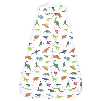 Hudson Baby Infant Boy Interlock Cotton Sleeveless Sleeping Bag, Dinosaurs 2 Hudson Baby Infant Boy Interlock Cotton Sleeveless Sleeping Bag, Dinosaurs - Image 2