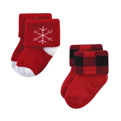 Hudson Baby Unisex Baby Cotton Rich Newborn And Terry Socks, 12 Days Of Christmas, 12-24 Months 7 Hudson Baby Unisex Baby Cotton Rich Newborn And Terry Socks, 12 Days Of Christmas, 12-24 Months - Image 7