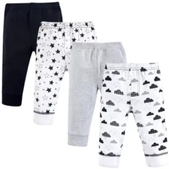 Hudson Baby Baby And Toddler Cotton Pants 4pk, Moon And Back