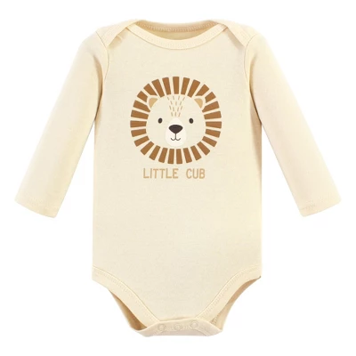 Hudson Baby Infant Boy Cotton Bodysuit And Pant Set, Brave Lion Long Sleeve 2 Hudson Baby Infant Boy Cotton Bodysuit And Pant Set, Brave Lion Long Sleeve - Image 2