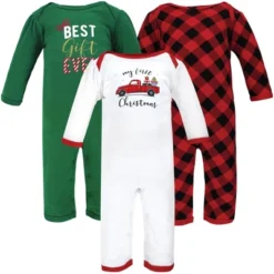 Hudson Baby Infant Girl Cotton Coveralls, Christmas Gift -Hudson Baby Store GUEST eeca3395 d248 4116 912a 0f53775bb681