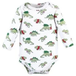 Hudson Baby Unisex Baby Cotton Long-Sleeve Bodysuits, Christmasaurus -Hudson Baby Store GUEST f03f3275 4b18 4be6 a6c3 e1375a04492f